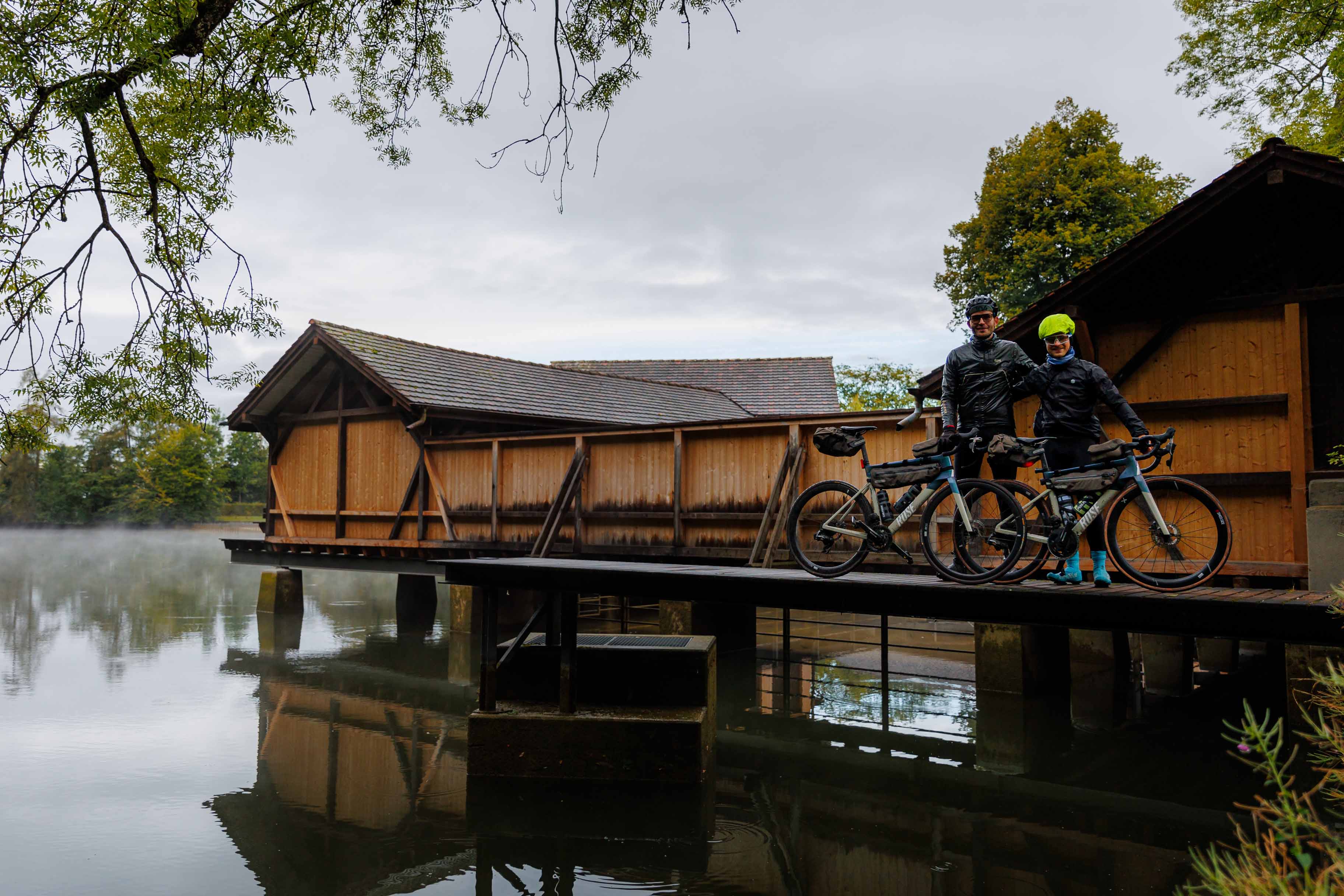 The day after… Andy and Lucas at the St-Gallen checkpoint @Tobiasschuerer