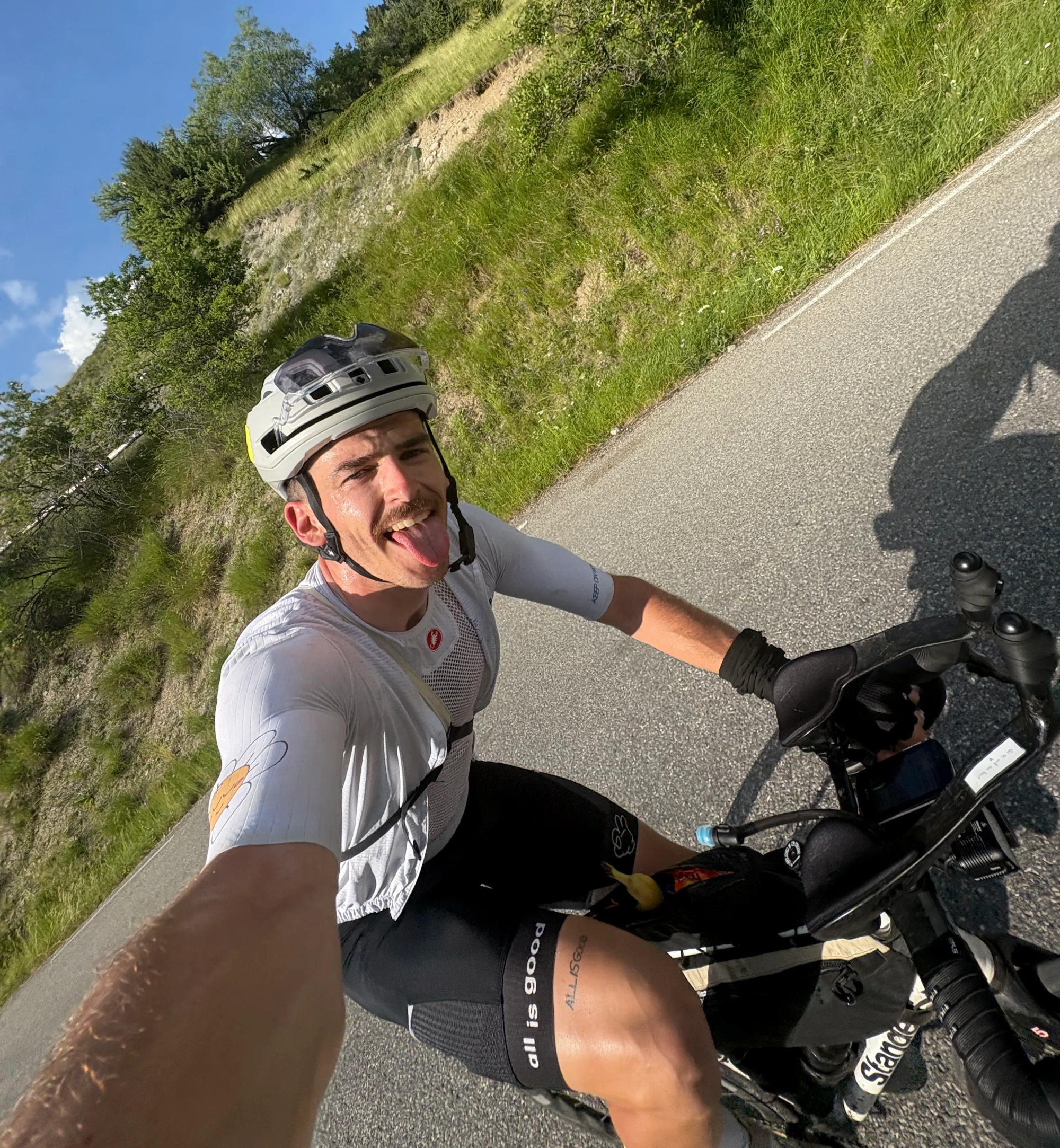 Last selfie on the Bonette…